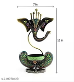GHDb-148070423 Vinayaka/ Ganesha/ Ganpati Ji Iron Table - P-A, Free Size
