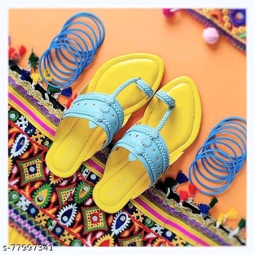 GFb-77997841 KASSIA Premium Kolhapuri Sandal For Girls Flats - P-A, IND-5