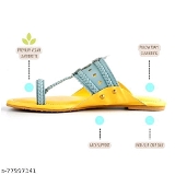 GFb-77997841 KASSIA Premium Kolhapuri Sandal For Girls Flats - P-A, IND-8