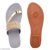 GFb-68076594 Women Kohlapuri Style Toe Ring Flats - P-A, IND-7