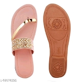 GFb-68076595 Women Kohlapuri Style Toe Ring Flats For Women  - P-A, IND-7