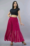 GWd-83242441 Fancy Trendy Women Palazzos - Jazzberry Jam, 40