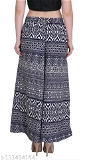 GWd- 99531526 Printed Palazzo Pants for Women - Scampi, 36