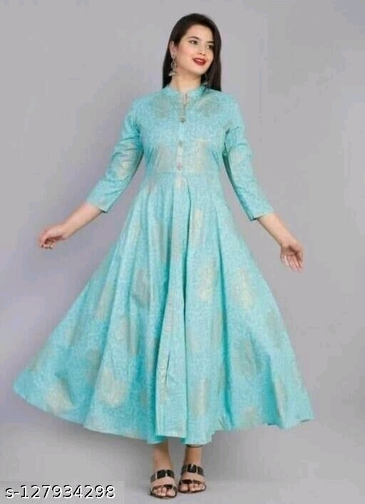 GGKa-127934298 Trendy Anarkali Womens Gown - IMG-A, M