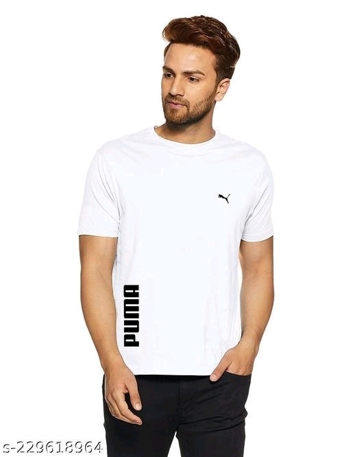 GMb-229618964 White Stylish Tshirt For Mens - White, XL