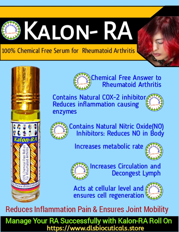 DLS Kalon-RA: 100% Chemical Free Serum For Rheumatoid Arthritis - 8 ML