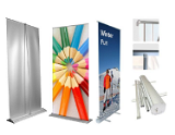 Roll up Banner stand - Aluminium Roll Up Banner Standee for Advertising, 3f. X 6f.