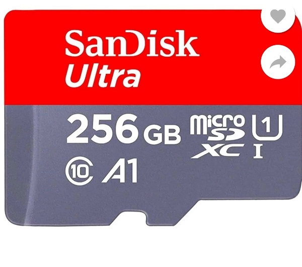 Sandisk Micro SD, Speed Upto 150mb/s