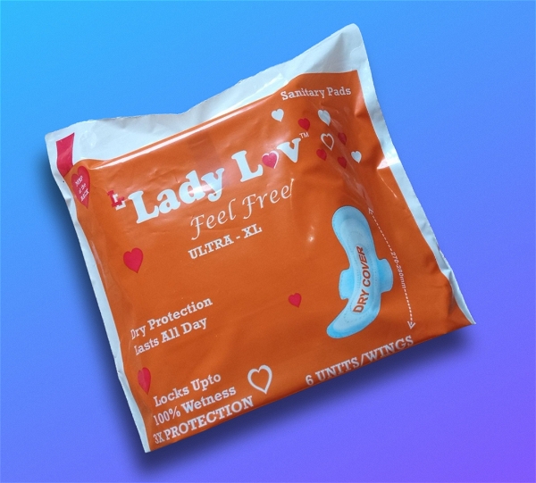 Lady Lov (Ultra XL 3 folds) 6Pads - UXL