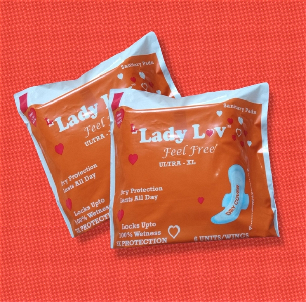 Lady Lov (Ultra XL 3 folds) 12Pads - UXL