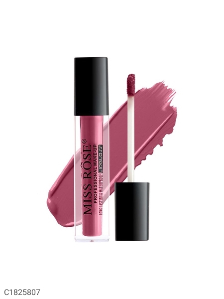 Miss Rose Shiny Liquid LipGloss 7701-020 11 & 09 - Pink
