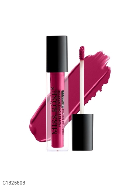 Miss Rose Shiny Liquid LipGloss 7701-020 08 - Pink