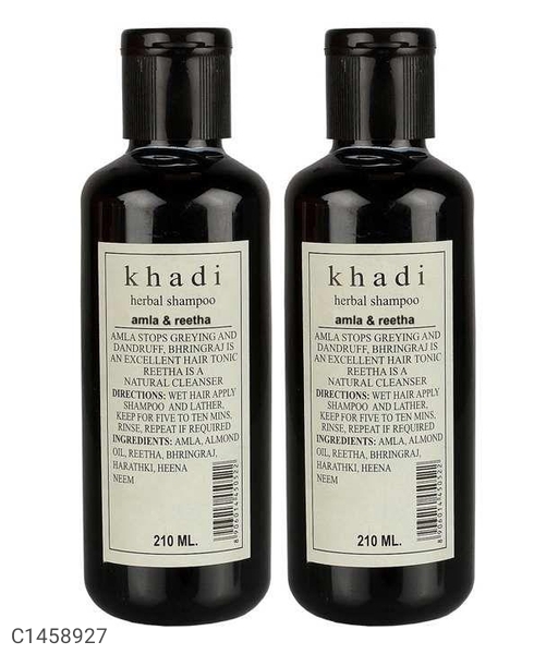 Khadi Amla & Reetha Shampoo  Pack Of 2