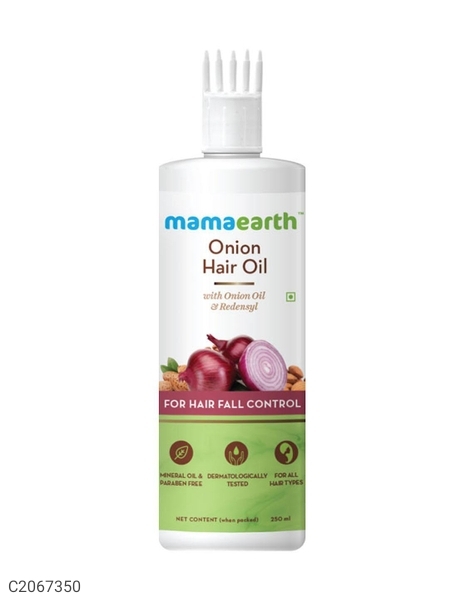 Mamaearth Onion Hair Oil for Hair Regrowth Hair Fall Control 250ml