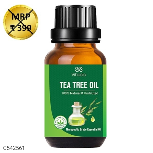 Vihado Premium Tea Tree Oil for Acne and Blemish-Free Skin (30 ml) (Pack of 1)