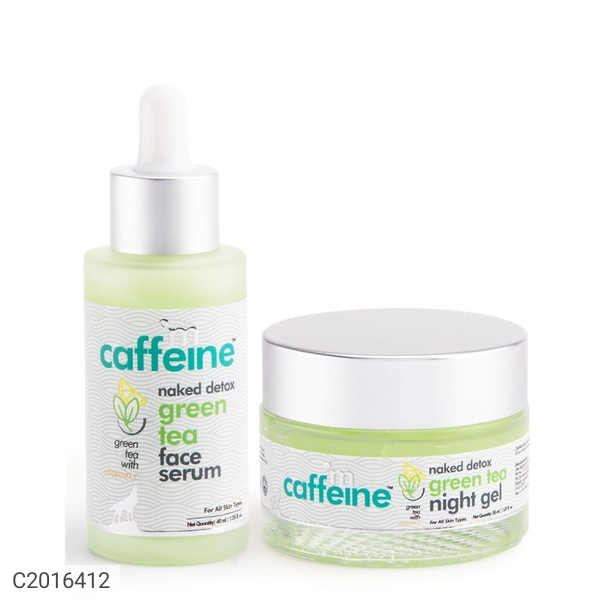 mCaffeine Green Tea Face Hydration Kit for Dull Skin