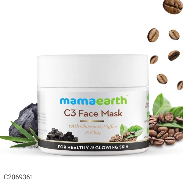 Mamaearth Charcoal, Coffee and Clay Face Mask, 100ml