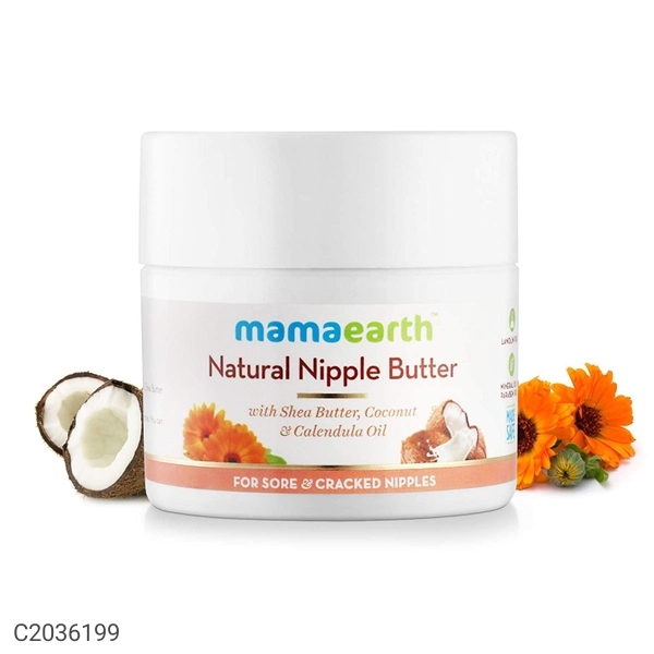 Mamaearth Nipple Butter For Sore And Cracked Nipples, Preservative Free, Natural (50 Ml)