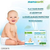 Mamaearth Plant-Based Diaper Pants for Babies – 7-12 kg (Size M - 30 Diapers)
