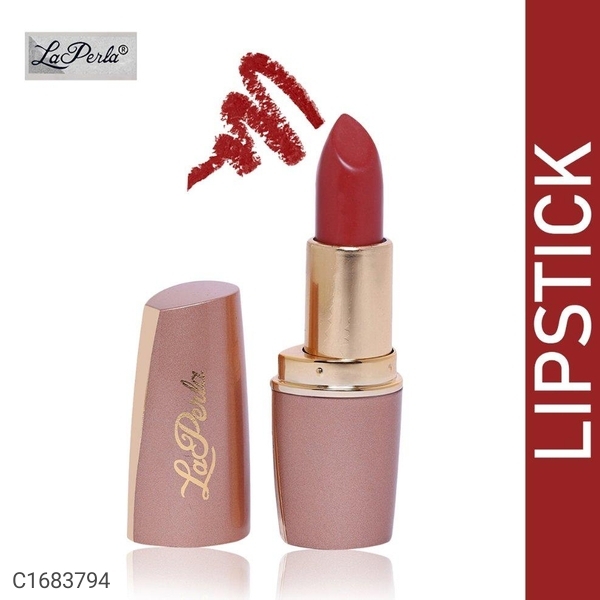 La Perla Super Stay Hot Matte Finish Women's & Girls Lipsticks-(Maroon)-4.5 gm