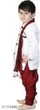 Ethnic Kids Solid Boys Kurta Set - 3-4Yr