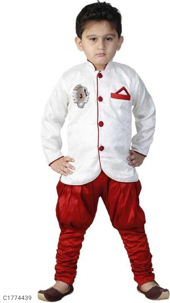 Ethnic Kids Solid Boys Kurta Set - 2-3Yr