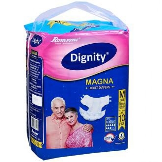 Dignity Magna Adult Diapers M Pack Of 10