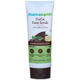Mamaearth CoCo Face Scrub with Coffee & Cocoa for Rich Exfoliation 100 g