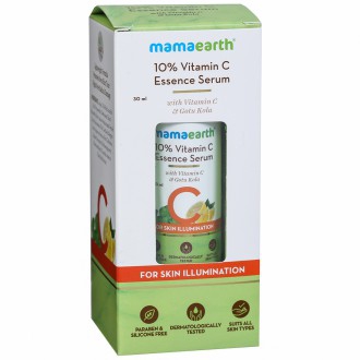 Mamaearth 10% Vitamin C Essence Serum with Vitamin C & Gotu Kala for Skin Illumination 30 ml