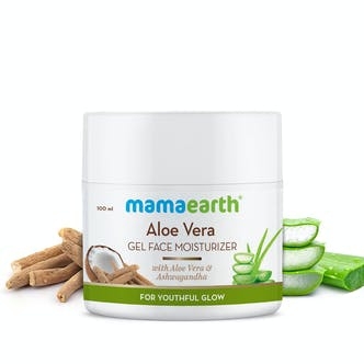 Mamaearth Aloe Vera Gel Face Moisturizer with Aloe Vera & Ashwagandha for Youthful Glow 100 ml