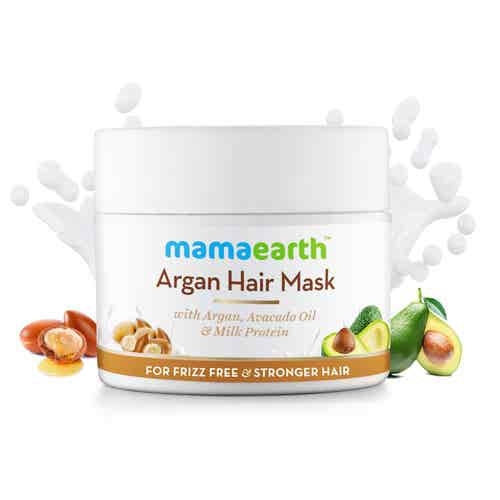 Mamaearth Argan Hair Mask for Frizz Free & Stronger Hair 200 g