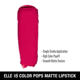 Elle 18 Color Pops Matte Lipstick P23 Deep Pink 4.3 g