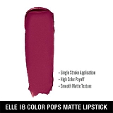 Elle 18 Color Pops Matte Lipstick W11 Cherry Wine 4.3 g