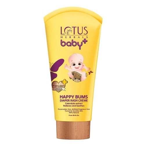 Lotus Herbals Baby+ Happy Bums Diaper Rash Cream(100g)