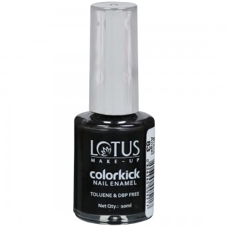 Lotus Make-Up Colorkick Nail Enamel Black Angel 83 10 ml - Black