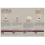 Lotus Herbals Radiant Gold Cellular Glow Facial Kit 170 g