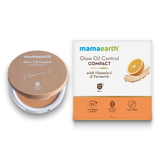 Mamaearth Glow Oil Control Compact Spf 30 Pa+++ with Vitamin C & Turmeric 02 Creme Glow 9 g
