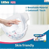 Littles Comfy Baby Pants M (7-12 Kgs) Pack Of 32 - M