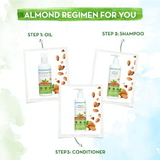 Mamaearth Almond Shampoo with Cold Pressed Almond Oil & Vitamin E for Healthy Hair Growth 250 ml