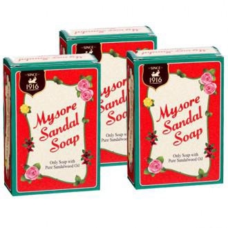 Mysore Sandal Soap 3 x 125 g