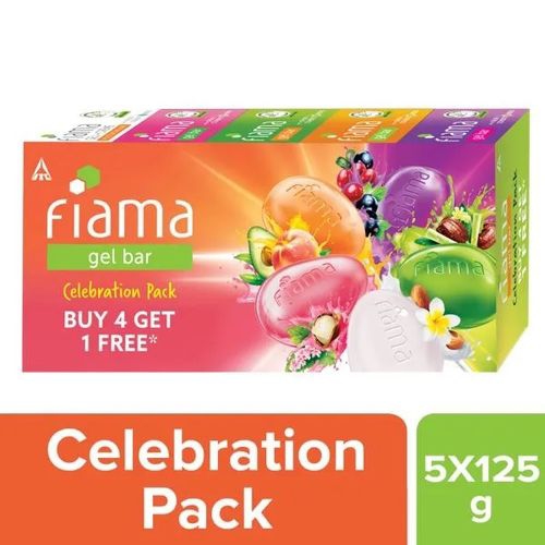 Fiama Celebration Pack Gel Bar (Buy 4 Get 1 Free) 5 x 125 g