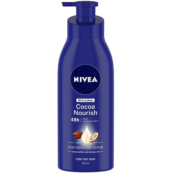 Nivea Nourishing Very Dry Skin Milk Body Lotion with Deep Moisture Serum 400 ml