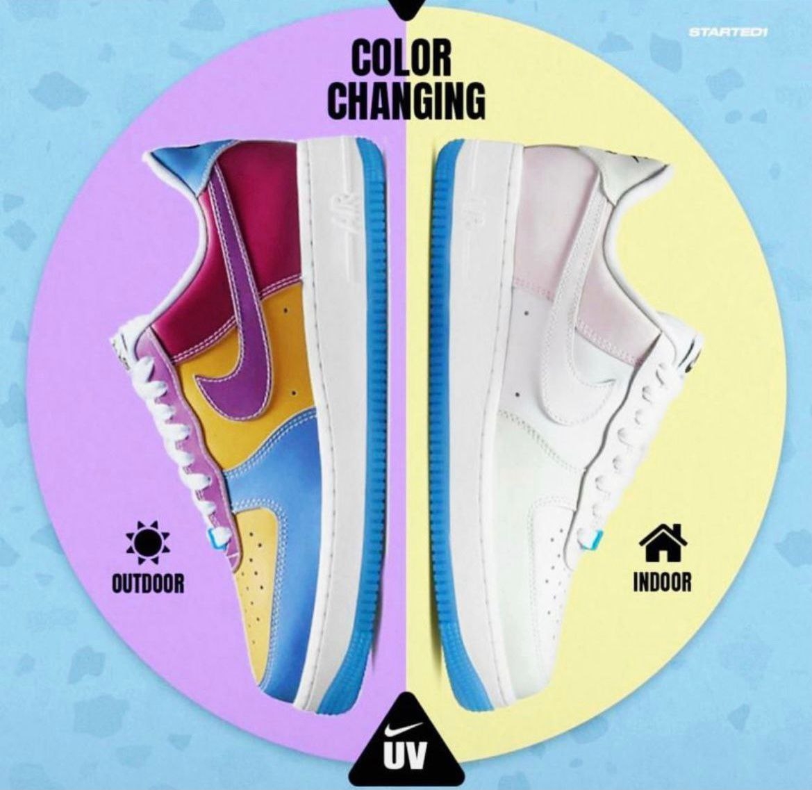 uv colour changing air forces