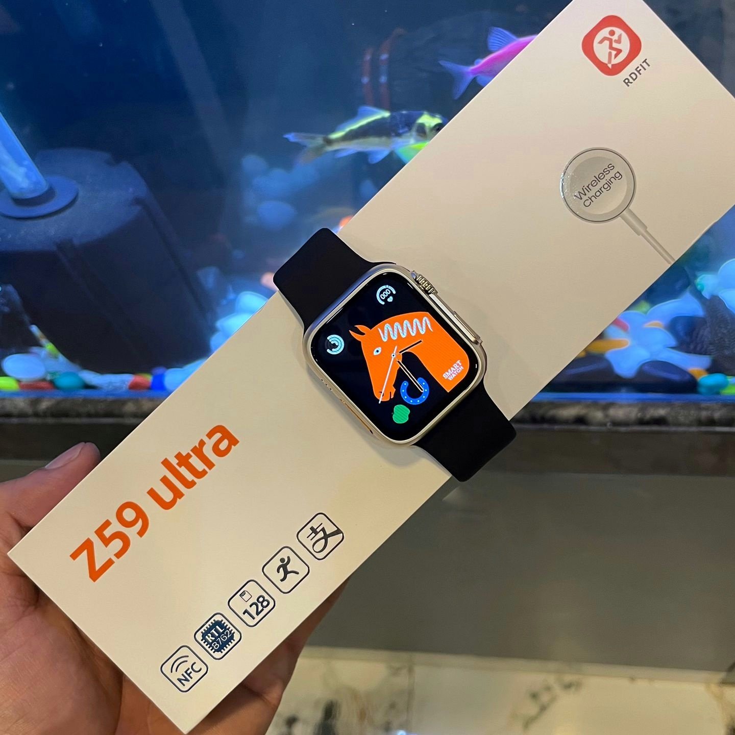 Smartwatch Z59 Ultra Smartwatch Three Buttons Working With Scrolling