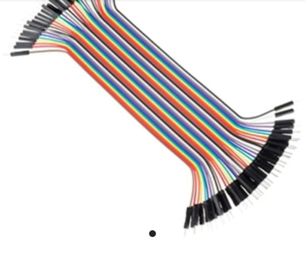 DuPont Wire Male to Male Jumper Wires Ribbon Cable Pack of 40