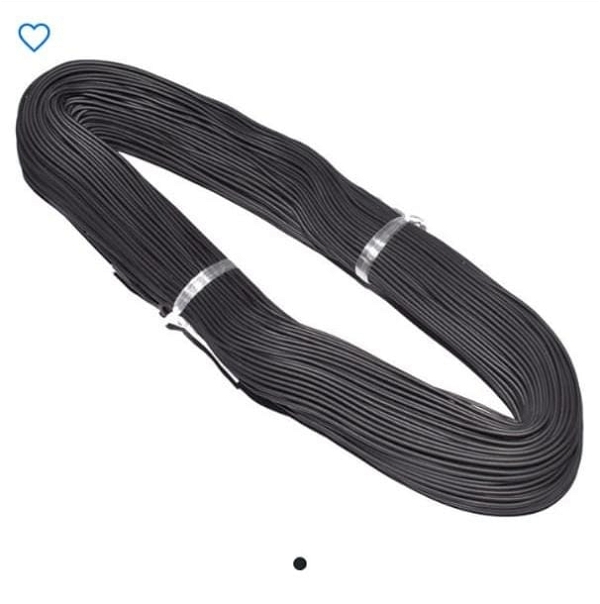 30 SWG 50m Single Core Wire - Black Best Quality 