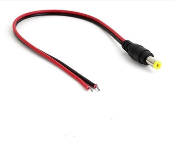 DC Male jack Barrel Connector with cable