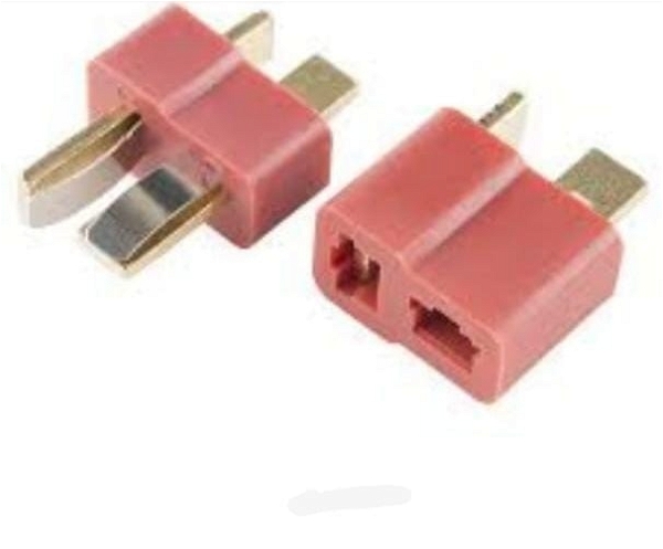 T Plug Deans Connector for LiPo Battery Male and Female Pair