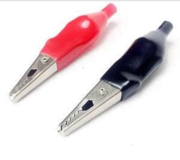 4pcs Alligator Clips Insulated Electrical Test Lead Crocodile Clip