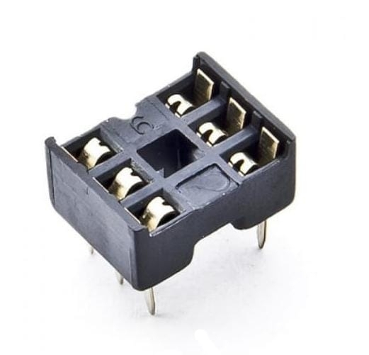 5pcs 6 Pin IC Base IC Socket for 6 Pin DIP